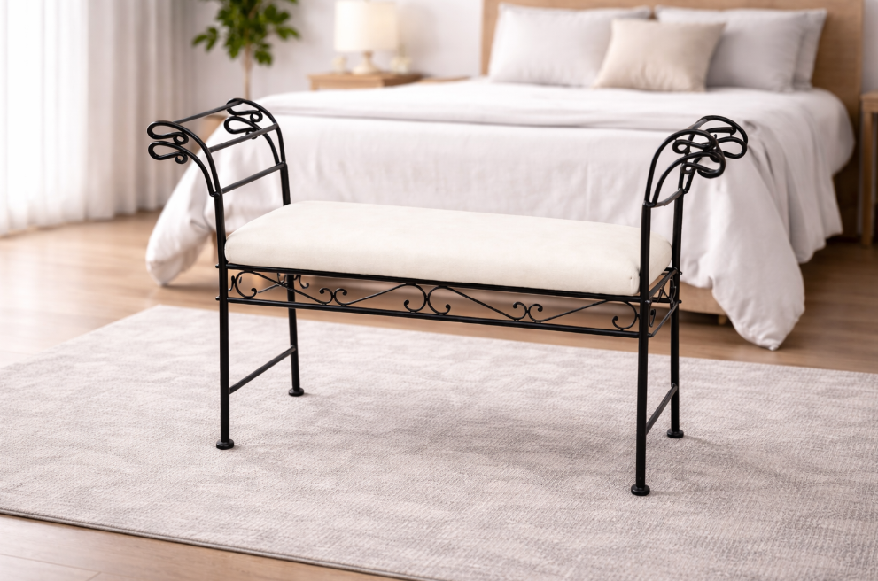 644-HF5319B  Banqueta acabado oro viejo 